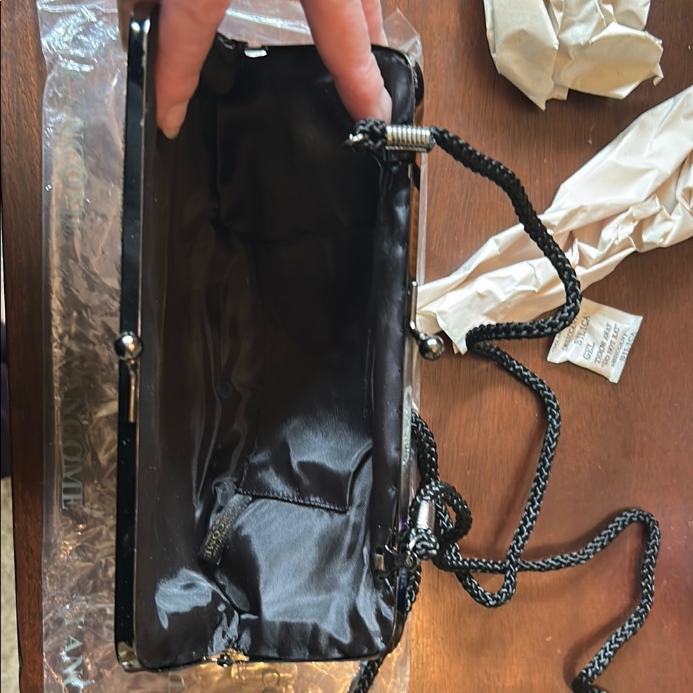 Lancôme Embellished Black and Gold Clutch - Picture 5 of 6